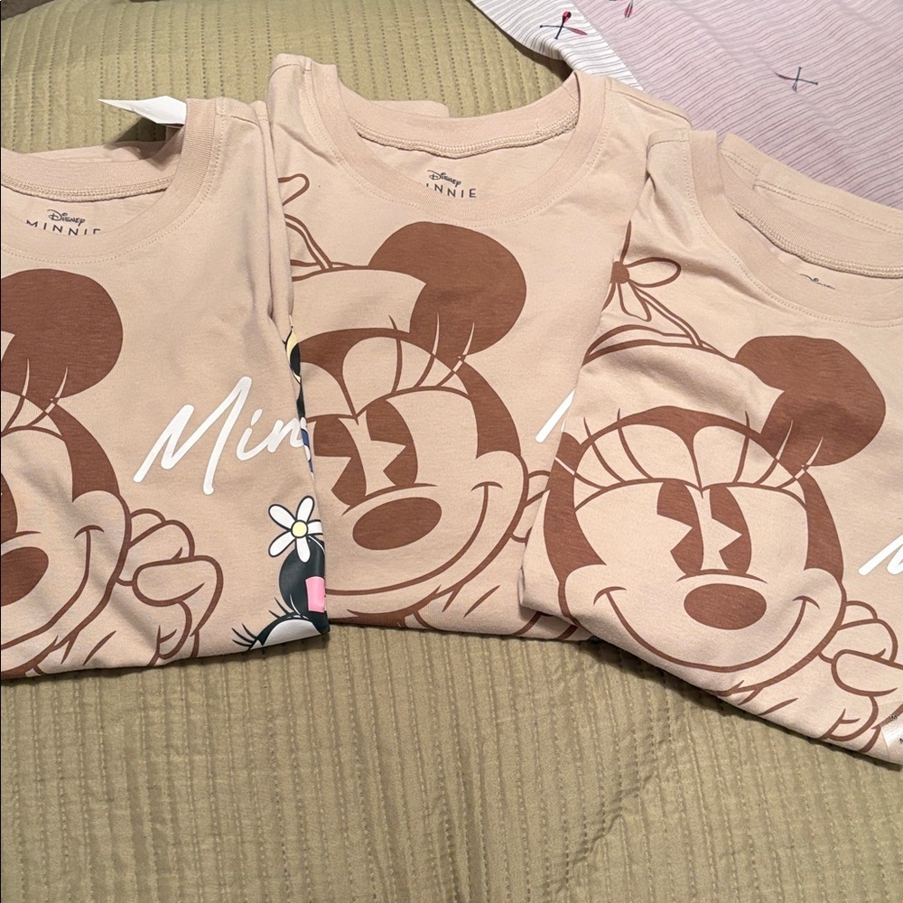 Bundle 3 Disney Minnie Mouse Cement T-Shirts Small Medium Large - Picture 5 of 10